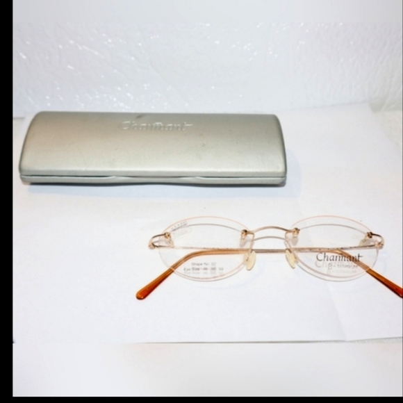 Charmant Vintage Rimless Frames Glasses titanium - Picture 7 of 15